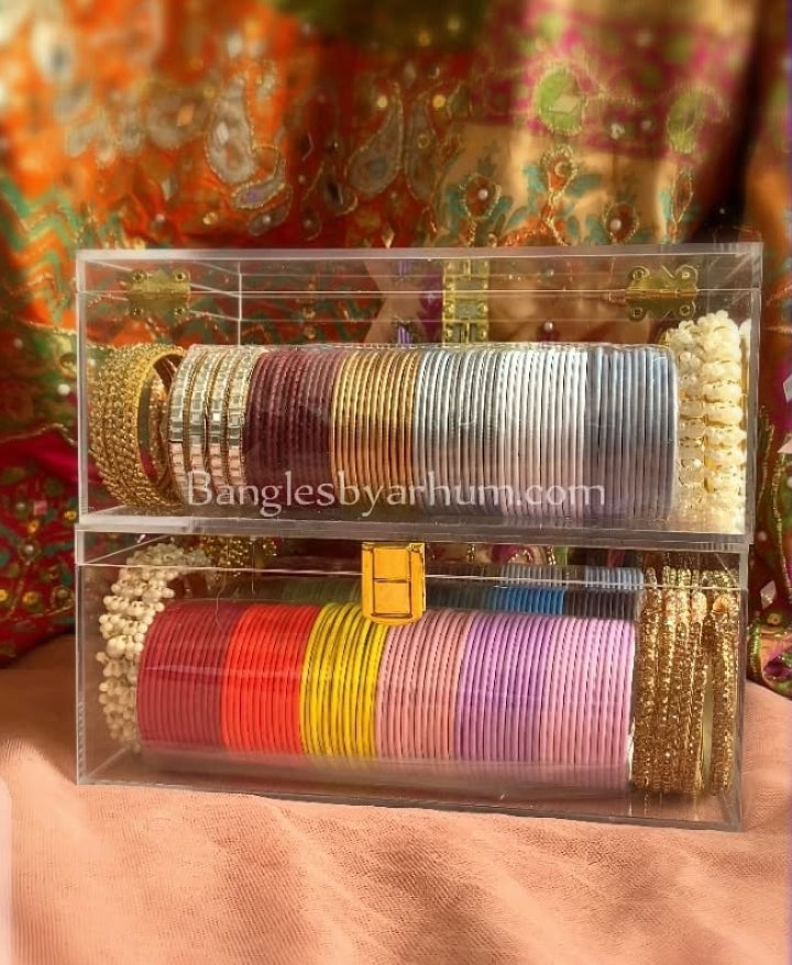1.Premium Acrylic Bangle Box