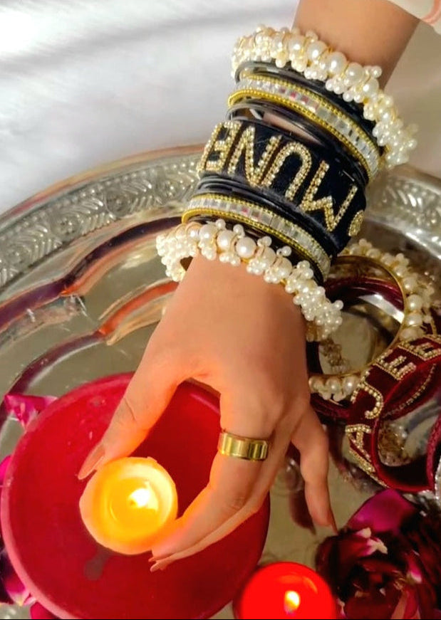 Customize Name Bangles set.