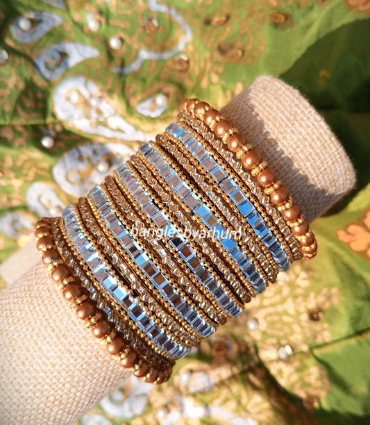 1.Golden brown Elegance.