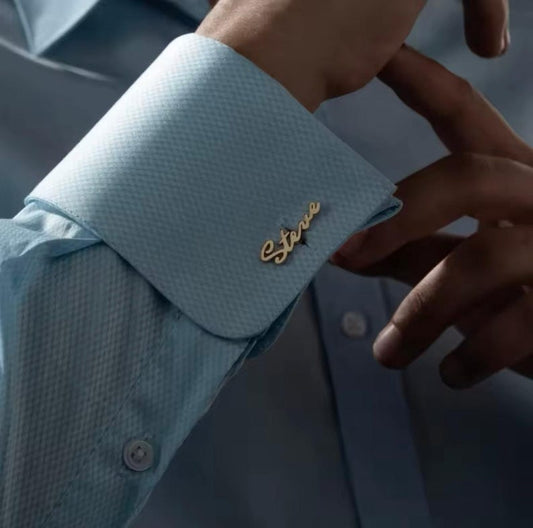 Customize Classic Name cufflinks.